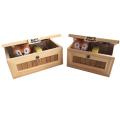 【Broad Sunlight shop】 Wooden Useless Box Useless Machine Small Tiger Reached Hand Turn Off Box Fidget for Adults Gift Children.