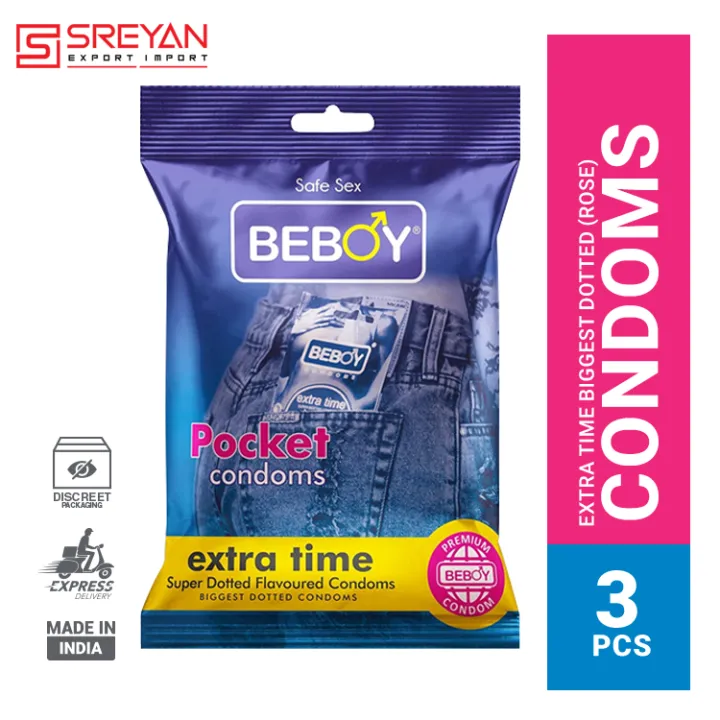 Beboy%20Extra%20Time%20Super%20Big%20Dotteds%20Condom%20(Rose%20Flavour)%20Pocket%20Pouch%20Pack-%203Pcs(India)%20-%20Image%204