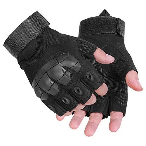 Motorcycle%20Military%20Grade%20Half%20Finger%20Army%20Green/Black%20-%20Hand%20Gloves%20For%20Bike%20-%20Image%208