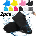2/1pairs Waterproof Silicone Shoes Cover Unisex Shoes Colorful Protectors Rain Boots for Outdoor Rainy Days Reusable Shoe Covers. 