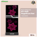 Myone MY-1F5G Magnificent Red Black Match Refrigerator-165 litter with Free Delivery.