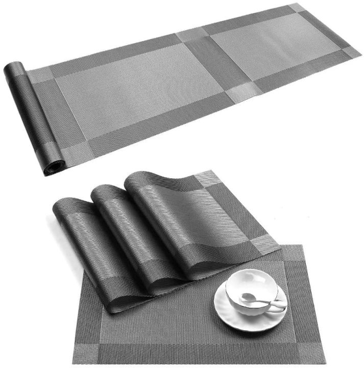 6%20Dinning%20Table%20Mat%20With%201%20Runner%20(6+1=7%20Pcs)%20Table%20Mats%20Set%20-%20PVC%20-%20Image%204