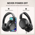 SuperEQ By Oneodio V16 Wireless+Wired Headphones Foldable Over Ear Bluetooth 5.3 Headset With Mic Bass/Pop Mode 90H Playtime.