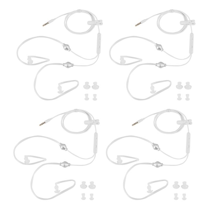 for%20huawei%20p%20smart%20case-4%20x%20Anti-radiation%20Earphone-white%20-%20Image%203