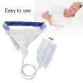 Urine Collector Silicone Adults Man Woman Elderly Urinal with Urine Catheter Bags. 