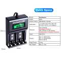 Doublepow UK-95 LED Display Smart Fast Charger with Full Charge Indicator & USB Portable Plug Connector for 1.2V AA/AAA Size & Rechargeable 9V Ni-MH/Ni-Cd Battery - 1 Piece.
