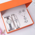 New Fashion Women's Watch Set with 5pcs Luxury Diamond Quartz Watches - Trendy and Exclusive. 