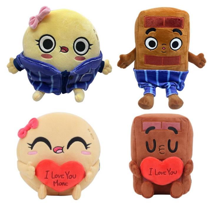 2023 Choco And Pancake Plush Toys Anime Chocolate Plushies Pillow Doll For Kid Birthday Gift