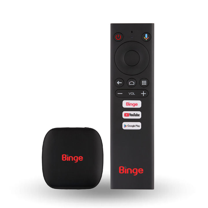 Binge - All in one video streaming Android device for TV/Monitor with 1 Month free Premium Subscription