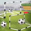 Portable Soccer Goal Net Set Children Sports Practice Soccer Goals With Soccer Ball Training Toys For Kids Gifts.