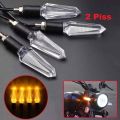 Transparent indicator light for  motorcycle or Side light for Motorcycle 2 pis- Yellow  Model:  AC-0237. 