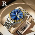 2024 New Men's Watch Men's Business Quartz Watch Multifunctional Watch Waterproof Luminous Calendar. 