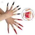 10pcs False Nails Cosplay Party Supplies Scary Makeup Accessories Red. 