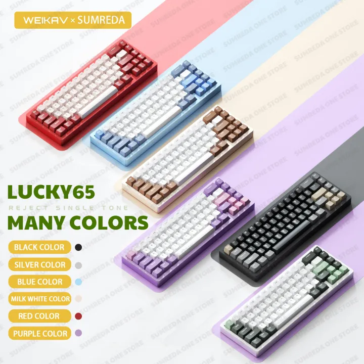 Weikav%20Lucky%2065keys%20Sugar65%20V2%20Lucky65%20Custom%20Wireless%20Aluminum%20Mechanical%20Keyboard%20Kit%20RGB%20Bluetooth%202.4G%20Wired%20Gaming%20Keyboard%20-%20Image%202