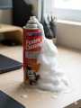 Handboss Universal Foam Cleaner with brush Leather Fabric Cleaner Car Interior Dashboard Home Sofa Computer Laptop TV Water-free Cleaning Agent 650ml. 