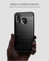 Leweisi carbon fiber bumper phone case for Samsung Galaxy A40 back cover shockproof protective cover.