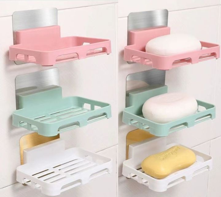 Creative%20Wall-mounted%20Soap%20Holder%20Box%20Drain%20Soap%20Dish%20Plastic%20Home%20Daily%20Self%20Adhesive%20Punch-free%20Bathroom%20Shelf%20Soap%20Box%20Bathroom%20Supplies%20-%20Image%207