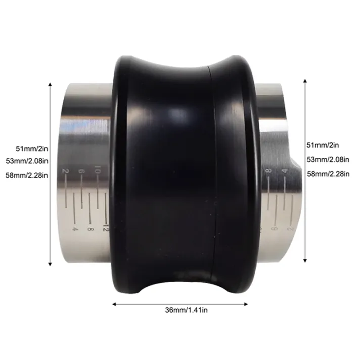 Tamper%2051Mm,%20Dual%202%20in%201%20Leveler%20Distributor%20with%20Scale%20Coffee%20Tool%20-%20Image%202