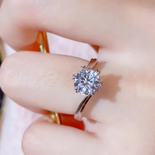 American%20Diamond%20Finger%20Ring%20Set%20B%20-%20Adjustable%206%20Claws%20Snowflakes%20Angti%20Mossonite%20Zircon%20Stone%20Birthday%20Wedding%20Engagement%20Bridal%20Party%20Jewelry%20for%20Women%20Silver%20Color%20Combo%20(1%20Piece%20Nose%20Pin%20Free%20Gift)%20-%20Image%202