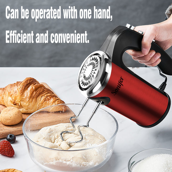 Sonifer%20Electric%20Whisk%205-Speed%20Ultra%20Power%20Hand-held%20Baking%20Mixer%20SF-7024,red,400W%20-%20Image%208