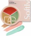 Beauty Glazed 3 in 1 Softly 3 Color Concealer Palette Moisturize Long Lasting Cover Dark Circles Acne Pores Cream Shading Highlighter Face Makeup.