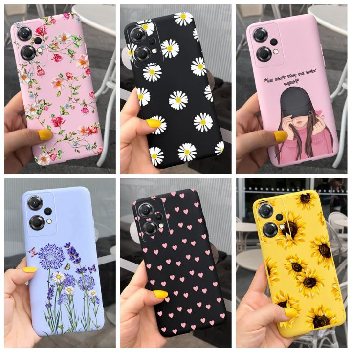 For OnePlus Nord CE 2 Lite 5G Case Daisy Flower Soft Silicone Back Cover for One Plus Nord CE 2 Lite 5G Cases CE2 Lite Funda Bag