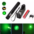 15-Mile 532NM Adjustable Focus Green Laser Pointer Beam Light Pen - Includes Star Cap - 5mw Output - Ideal for Presentations and Astronomy Enthusiasts. 