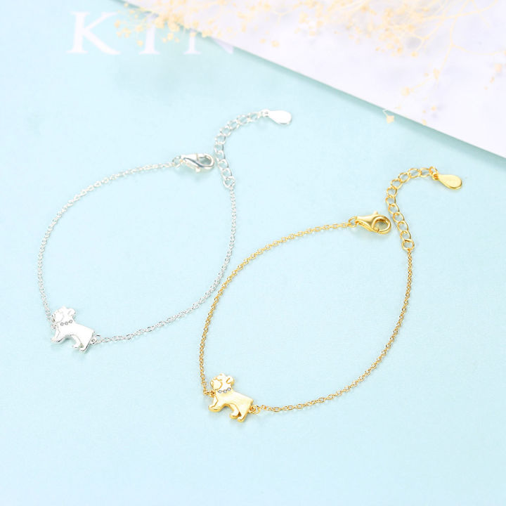 PAG%20MAG%20bracelet%20does%20not%20fade,%20k%20gold%20S925%20silver%20hand%20ornament,%20fashion%20temperament,%20cute%20puppy%20pet%20parent-child%20jewelry%20-%20Image%203