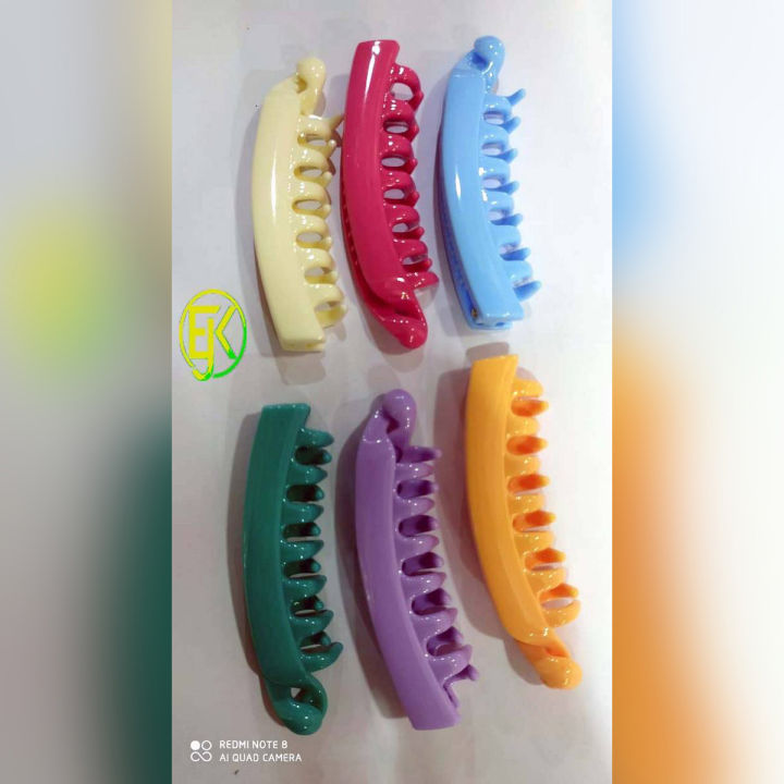6 Pcs Banana Hair clips For women