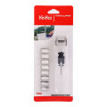 Staple Metal Clip Push Hand Paper Clipper With Refill Fixing Organizing Stapler Reusable Push Clamp For Document File Stationery. 