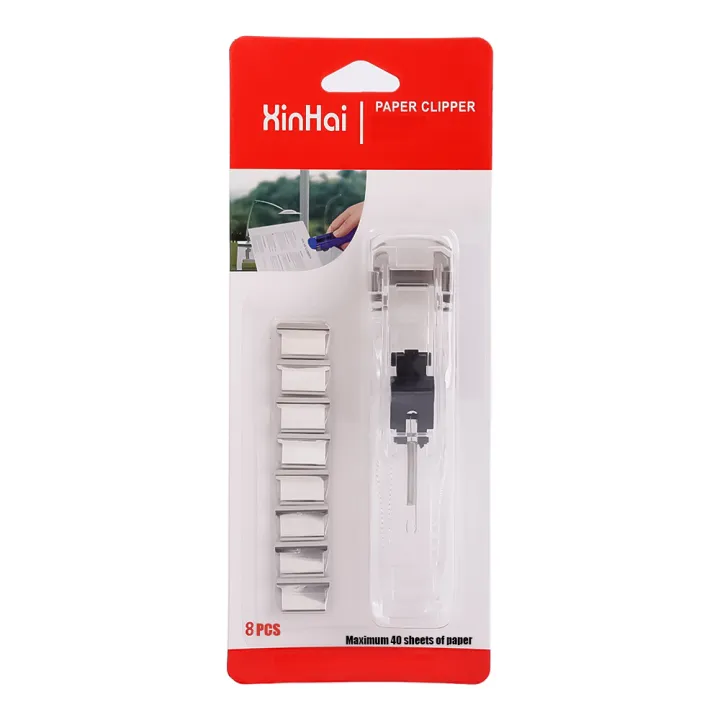 Staple%20Metal%20Clip%20Push%20Hand%20Paper%20Clipper%20With%20Refill%20Fixing%20Organizing%20Stapler%20Reusable%20Push%20Clamp%20For%20Document%20File%20Stationery%20-%20Image%209