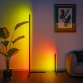 Smart RGB Dream Color Floor Lamp with Music Sync Modern 16 Million Color Changing Standing Mood Light with APP Remote Control. 