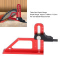 Table Saw Height Gauge Depth Height Measuring Tool Easy Adjustment 0-60mm Metric Inch Scales for Woodworking Projects. 