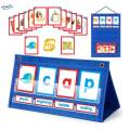 Word Building Chart Word Learning Desktop Pocket Chart for Preschool groups. 