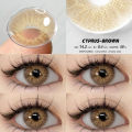 New Cyprus Brown Color Contact Lens With Regular Kit Box For Men And Women. 1 Pair Color Contact Lens For Eye Makeup Cosmetics. Cyprus Series. #cyprus.