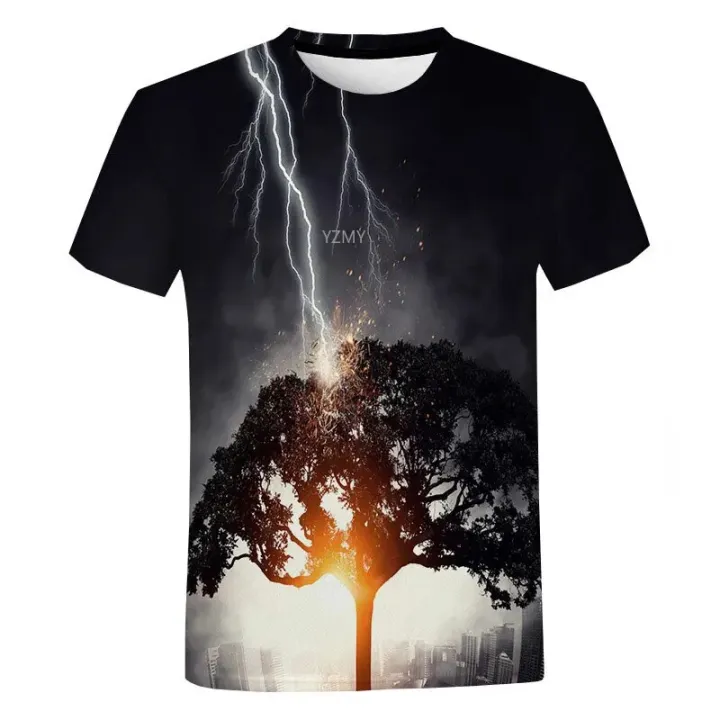 Summer%203D%20Digital%20Printed%20Lightning%20Cool%20T-Shirt%20New%20Men's%20Oversized%20Casual%20T%20Shirts%20for%20Men%20Short%20Sleeve%20Tee%20-%20Image%204