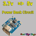 Mini Power Bank Circuit 5V Step Up Protection Board Boost Power Module Micro USB Port Li-ion 18650 Battery Charger Board. 