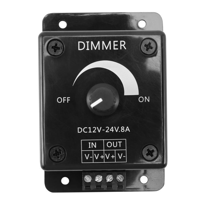 12/24V 8A LED Dimmer – Einstellbar, Für Stripes  Produktbild-Vorschau 4