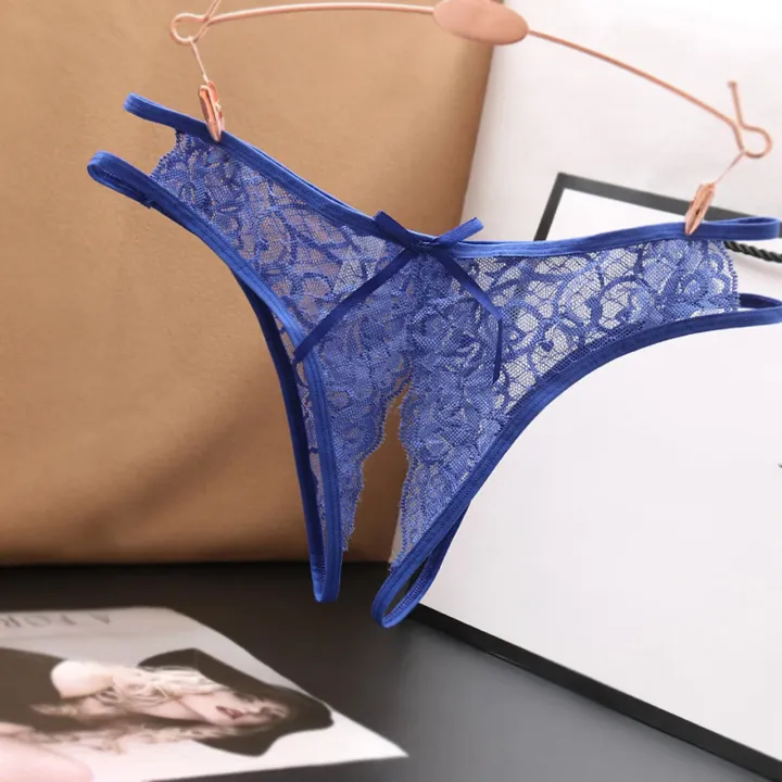 Lace%20Open%20Crotch%20Women'S%20T-Back%20Panties%20Sexy%20Lingerie%20Hollow%20Out%20G-String%20Seamless%20Low%20Waist%20Ultra%20Thin%20Thongs%20Underwear%20trussiki%20-%20Image%203
