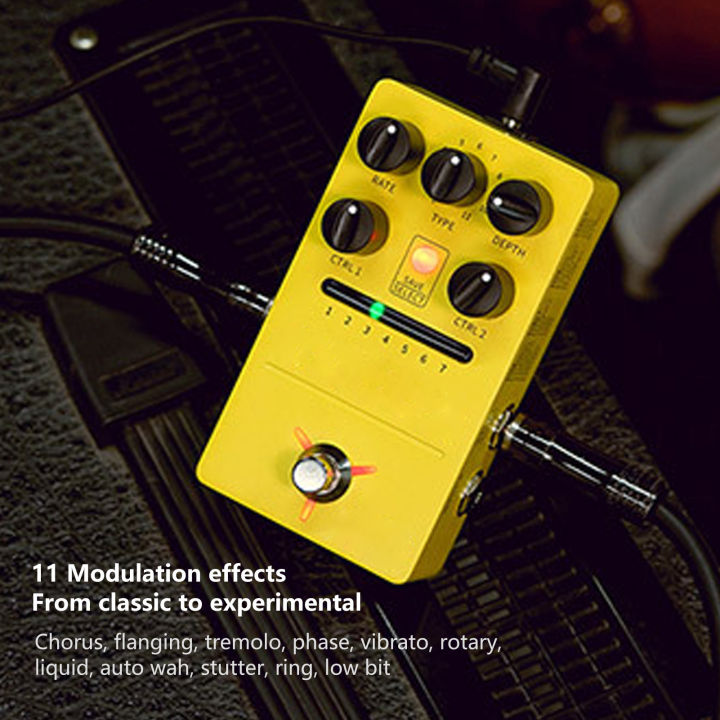 Modulation%20Multi%20Effects%20Pedal,%20True%20Bypass%20Effect%20Pedal%207%20Storable%20Slots%20Improve%20Hearing%20Sense%20for%20Electric%20Guitar%20-%20Image%203