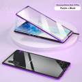 lthmy for Samsung Note 10 Plus Magnetic Case 360 Front Back double-sided 9H Tempered Glass Case Metal Bumper cover. 
