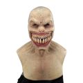 Horror Sharp Teeth Masks Big Mouth Teeth Chompers Cosplay Creepy Monster Latex Mask Halloween Monster Masque Scary Costume Props.