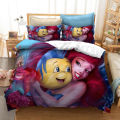 Disney Little Mermaid Ariel Bedding Sets Twin Full King Sizes Duvet Cover Pillowcases Home Decor For Girls Kids Bed. 