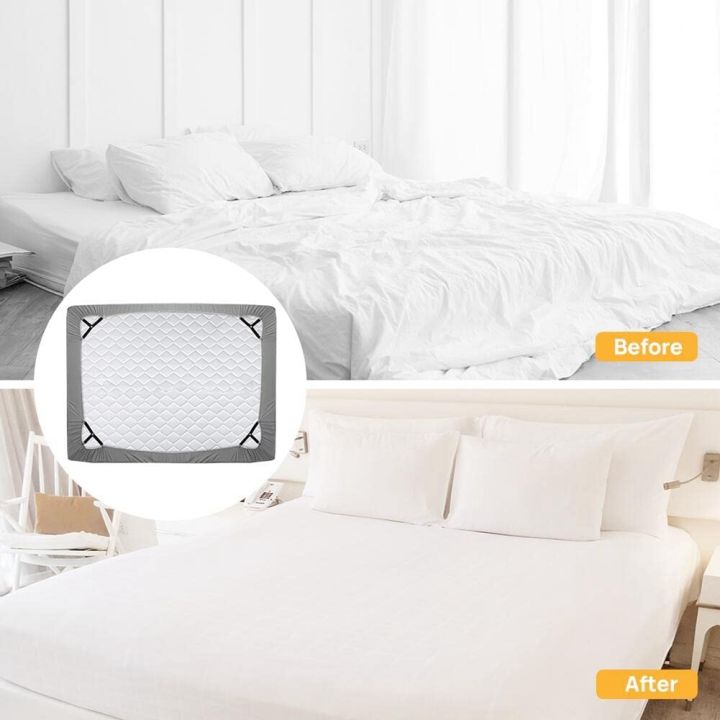Sheet%20Fastener%20Bed%20Sheet%20Holder%20Strap%20Adjustable%20Elastic%20Fasteners%20with%20Iron%20Clips,Bedsheet%20Holder%20for%20Fitted%20Sheets,Easy%20Install%20-%20Image%202