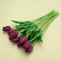 10pcs/lot PU single small silk Tulips Artificial Silk Tulips Flores Bouquets flowers for house Wedding decoration cheap Flower.