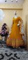 Semi-stitched Georgette Embroidered Party Dress-39. 