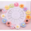 Sunflower Hijab Pins for Women Pack of 6.