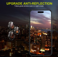 For Apple iPhone 14 Pro Black WSKEN Ring Alloy Ultra Thin Camera Lens Protector. 