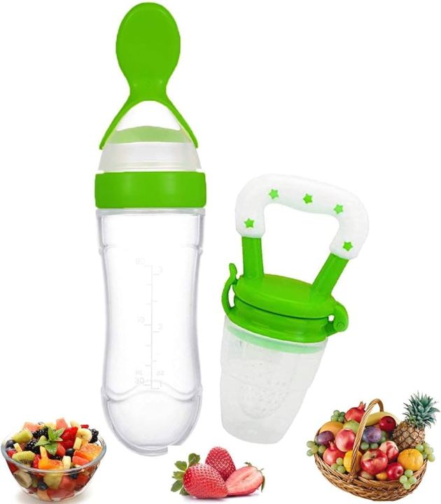Baby%20Silicone%20Squeeze%20Spoon%20Feeder%20(90ml%20Bottle)%20with%20Fruit%20Pacifier%20for%20Baby%20-%20Image%203