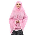 Cotton Muslim Namaz Hijab Scarf for Women - White, Full Coverage.